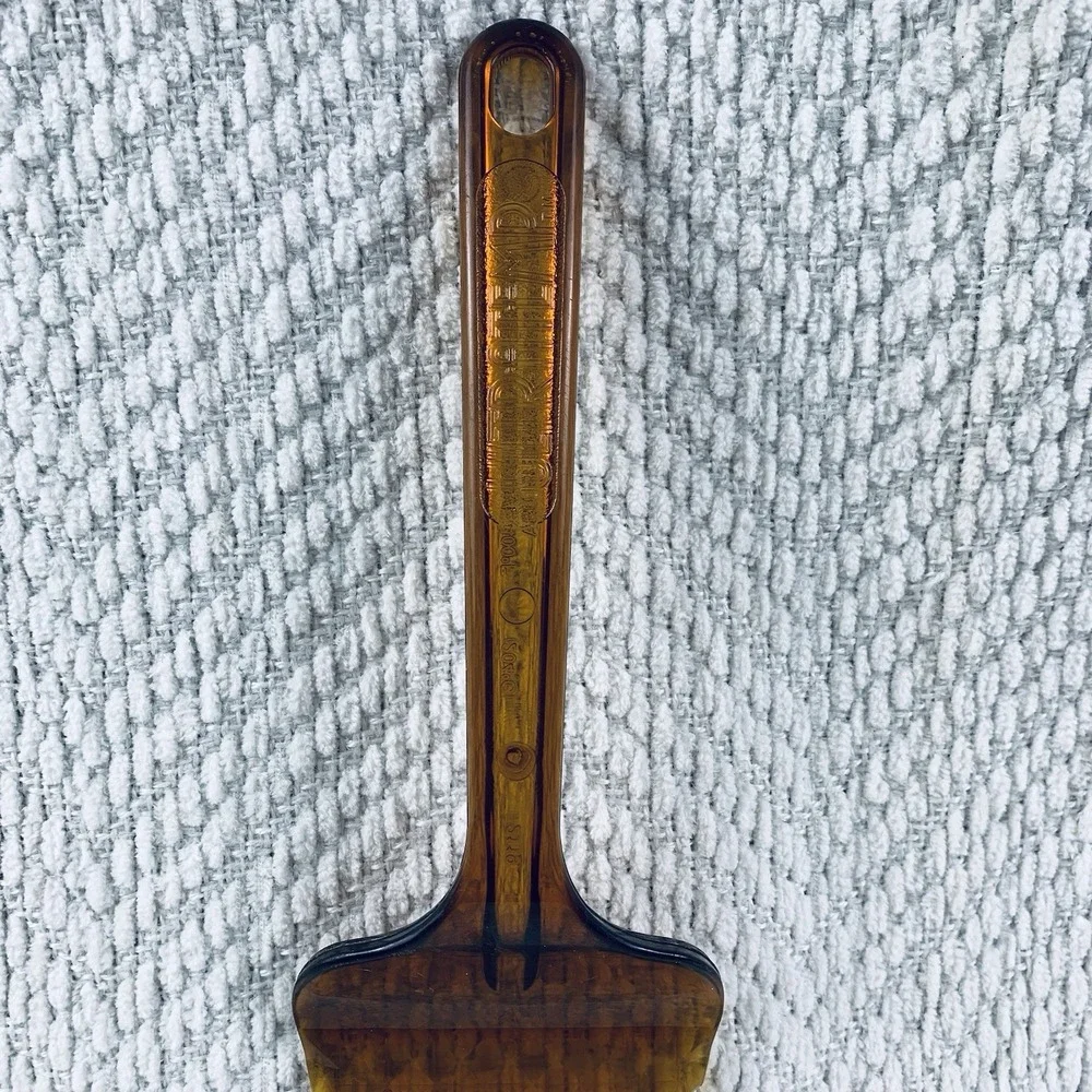 Vintage Ultratemp Amber Pie Cake Server #2119 Serrated‎ Robinson Knife Co USA
